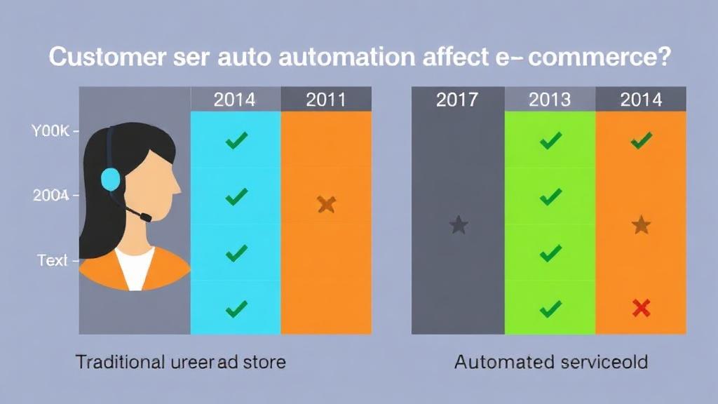 Jak automatyzacja obsługi klienta wpływa na e-commerce?. Tabela porównawcza: tradycyjna obsługa vs automatyzowana Jak automatyzacja obsługi klienta wpływa na e-commerce?. Tabela porównawcza: tradycyjna obsługa vs automatyzowana